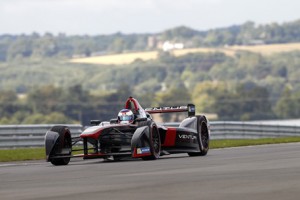 Formula E_ Venturi Team at Donington (Image: A. Warner/GCW)