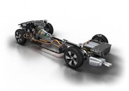 BMW 3 Series Plug-in Hybrid Prototype Drivetrain (Image: BMW)