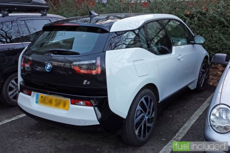 The first BMW i3 spotted in Northampton (Image: T. Larkum)