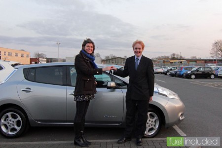 The New Car’s Keys are Handed Over (Image: FuelIncluded.com)