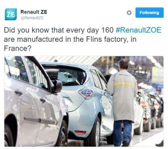 Renault ZOE Production