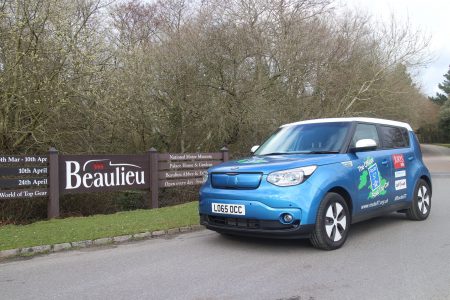 The Route 57 car at Beaulieu Motor Museum in the New Forest