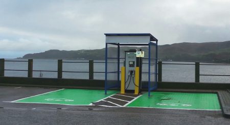 Evolt charge point, Lorne Street (Image: Evolt)