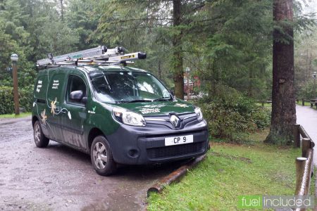 CenterParcs' All-Electric Renault Kangoo ZE Van (Image: T. Larkum)