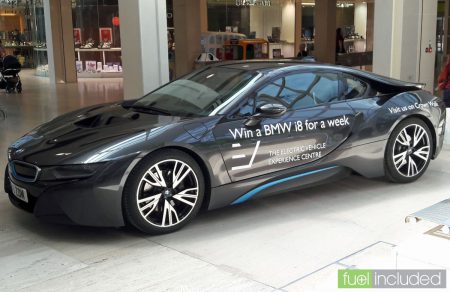 EVEC's BMW i8 plugin hybrid (Image: T. Larkum)
