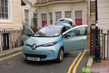 Packing up the ZOE in Brighton ready to go home (Image: T. Larkum)