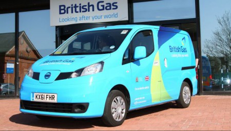 British Gas has a fleet of 100 e-NV200s