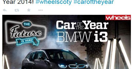 BMW i3 Wins One More Award (Image: Wheels)