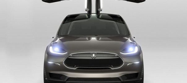 The Tesla Model X is the electric car company’s third car, designed to appeal to the SUV-crossover market (Image: Tesla Motors)