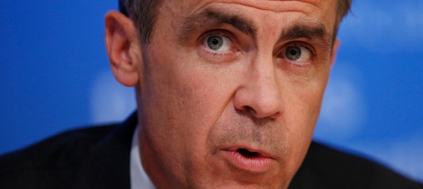 Mark Carney said: ‘Once climate change becomes a defining issue for financial stability, it may already be too late.’ He proposes that firms ‘would disclose not only what they are emitting today, but how they plan their transition to the net-zero world of the future’. (Image: Jonathan Brady/PA)