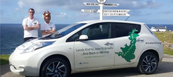 Jonathan Porterfield and Chris Ramsey at Land's End (Image: J. Porterfield)