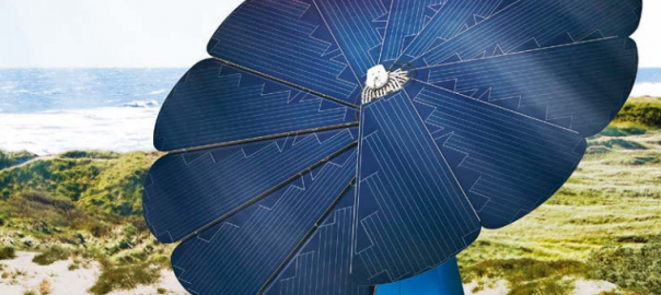 SmartFlower solar PV (Image: Green-Mole)