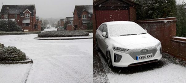 This was the scene when Leighton arrived this morning (Image: T. Heale)