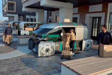 Renault EZ-PRO: Urban delivery goes robo (Image: J. Oppenheim/Renault)