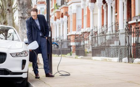 Ubitricity Electric Avenue project lamppost charging (Image: Siemens)