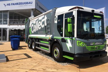 Dennis Eagle eConnect electric refuse vehicle (Image: Dennis/Twitter)