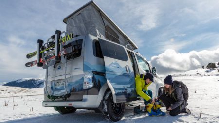 Nissan e-NV200 Winter Camper Concept (Image: Nissan)